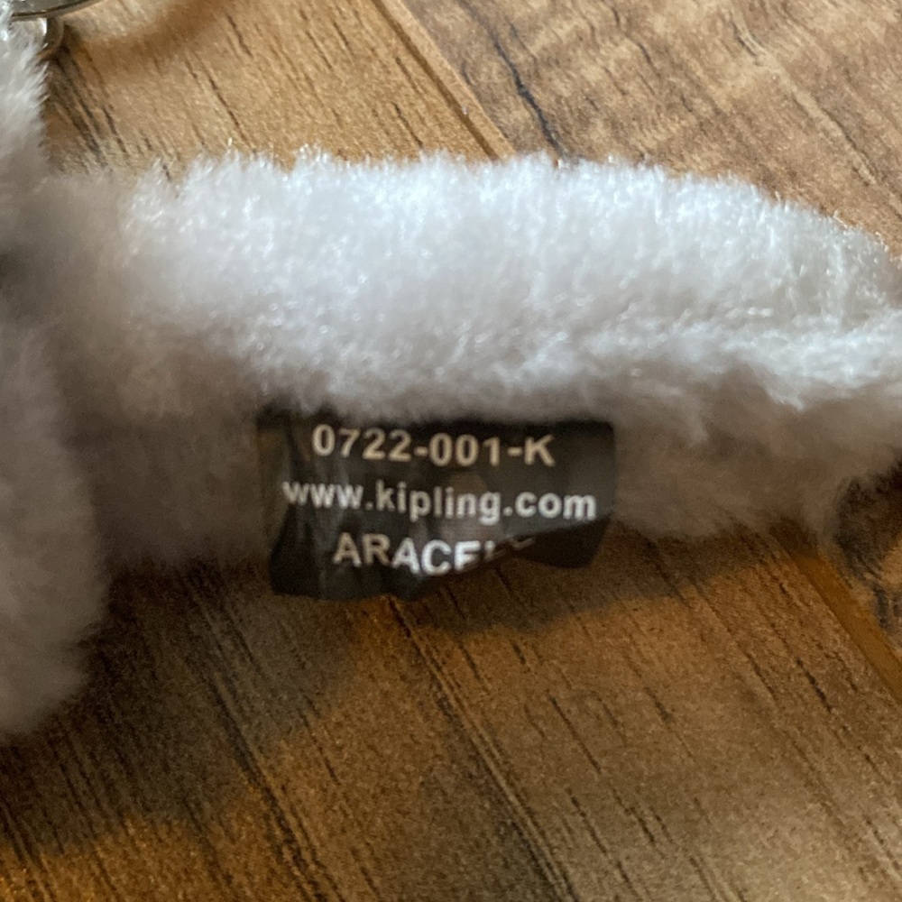 Kipling Monkey Keychain White - image 3